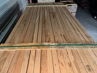 Ca.81x Angelim Pedra hardhouten latten geschaafd, 20x45mm, lengte 245c